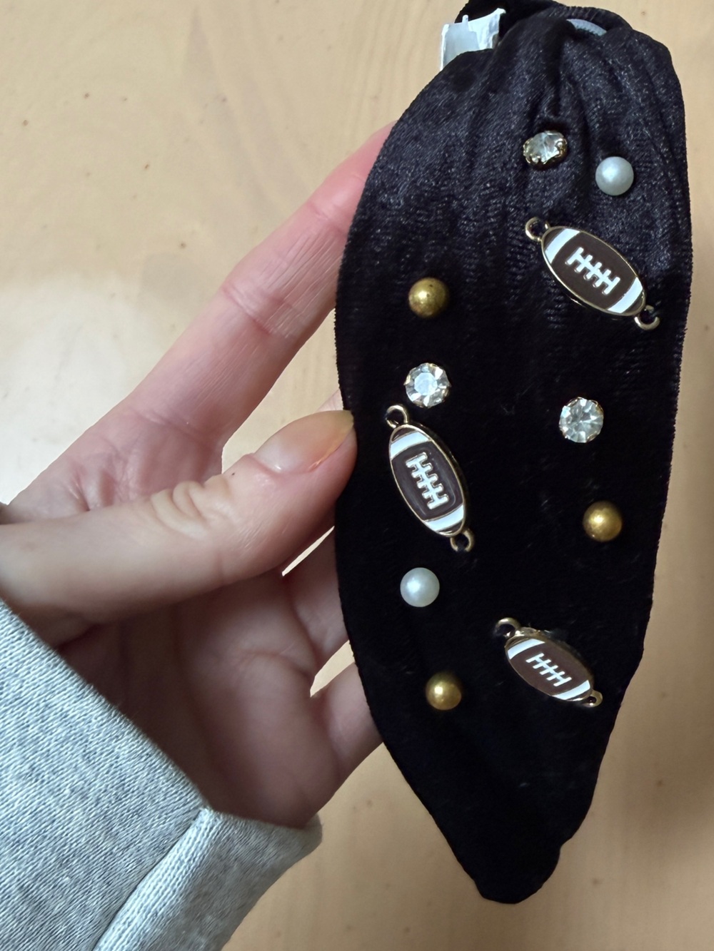 C&C California football season embellished knotted headband NWT!!
